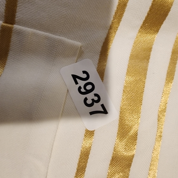 J.Crea golden stripes mini skirt size 0 - Picture 10 of 10